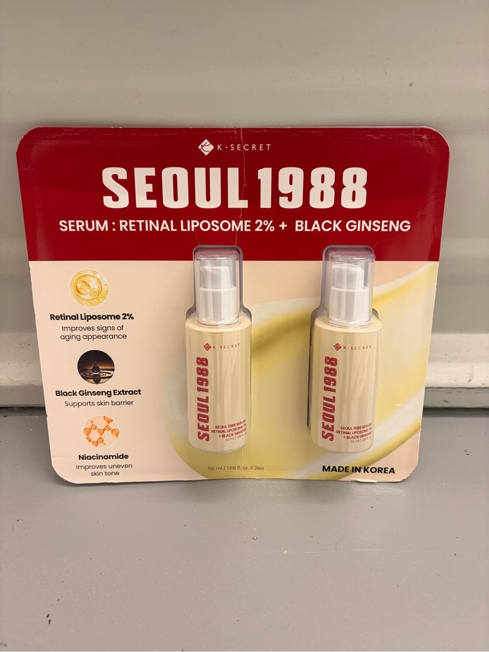 SEOUL1988 Retinal Liposome Serum with Black Ginseng — Cream